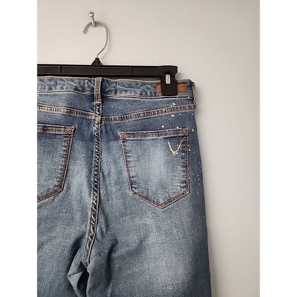 Sanctuary Social Standard Womens‎ Denim Sparkle Splatter Jean 8/29 - Picture 6 of 10